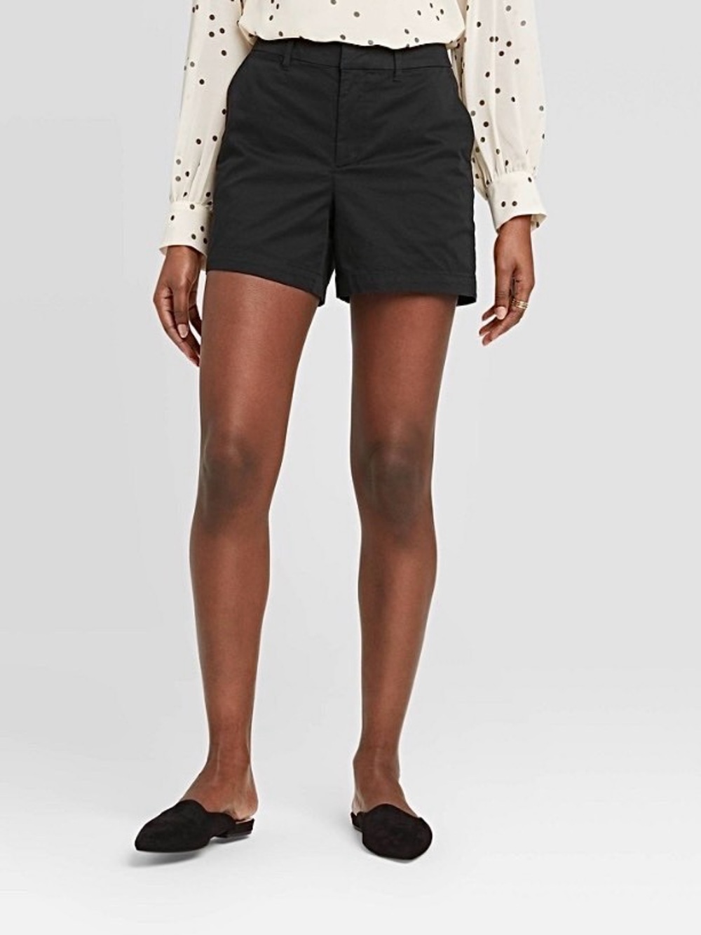💃 A New Day Casual Fit High-Rise Chino Shorts, Size 16 - NWT